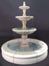 Thumbnail for Monaco Three Tier Fountain with Fiore Pond, Gray