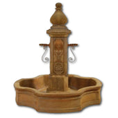 Monaco Pond Fountain For Spouts With Plain White Background
