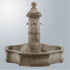 Thumbnail for Monaco Pond Fountain With Lorraine Finial With Gray Gradient Background