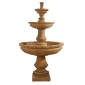 Montefalco Three Tier Fountain With Plain White Background
