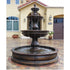 Thumbnail for Montefalco Three‑tier Pond Fountain With Deep Pool With Big House In The Background