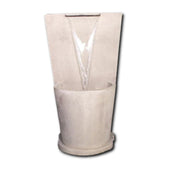 Nadine Lamina Wall Fountain With Plain White Background