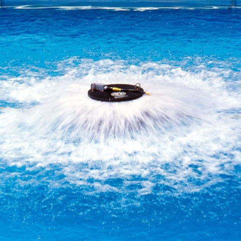 OWS Air-O-Lator Aquarian Commercial Surface Aerator On The Water Bubbling