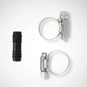 OWS Airline Connector And Clamp Kit Close-Up View Of Fittings On White Background