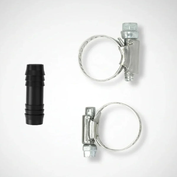 OWS Airline Connector And Clamp Kit Close-Up View Of Fittings On White Background