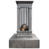 Thumbnail for Old World Curtain Rain Outdoor Water Fountain Tall with Sphere With Plain White Background