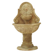 Oliva Wall Outdoor Water Fountain for Spout With Plain White Background