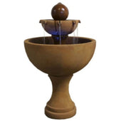 Orbis Two Tier Fountain With Plain White Background