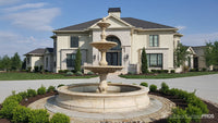 Thumbnail for 3-Tier Four Seasons Outdoor Water Fountain With Bracci Basin