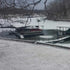 Thumbnail for Outdoor Water Solutions Ice-Away Pond De-Icer On The Water Near A Boat Dock