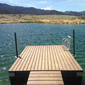 Outdoor Water Solutions 10 X 10 Floating Dock Or Swim Platform On The Water
