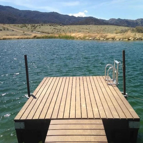 Outdoor Water Solutions 10 X 10 Floating Dock Or Swim Platform On The Water