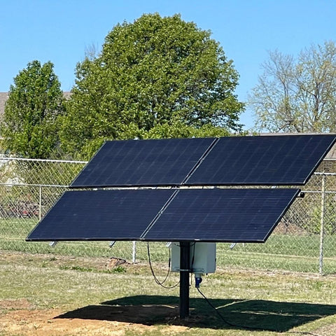 Outdoor Water Solutions Aerify Solar Pond Aerating Fountain Solar Panel Setup