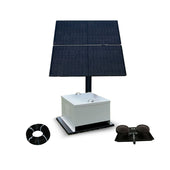 Outdoor Water Solutions NightAir™ Battery Back Up Solar Aerator Unit With Diffuser & Weighted Airline