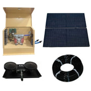 Outdoor Water Solutions TurboAir Solar Aeration System Complete Package Shown