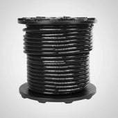 Outdoor Water Solutions Weighted Airline Wrapped Around Storage Reel On Plain Background