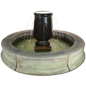 Palnum Urna Easy Pond Fountain With Gray Gradient Background