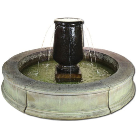 Palnum Urna Easy Pond Fountain With Gray Gradient Background
