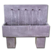 Penta Wall Fountain Tall With Plain White Background