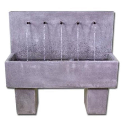 Penta Wall Fountain Tall With Plain White Background