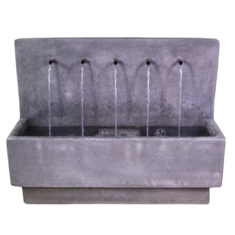 Penta Wall Fountain With Plain White Background