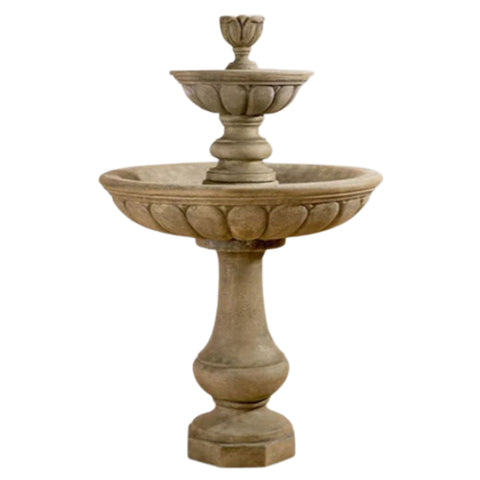 Peotta Two Tier Fountain With Plain White Background