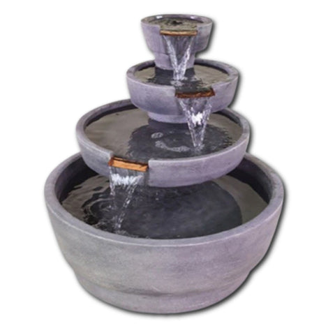 Piatti Fountain With Plain White Background