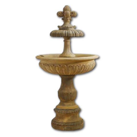 Piazza Nuova Fountain With Plain White Background