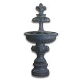 Piazza Veneta Outdoor Water Fountain With Plain White Background
