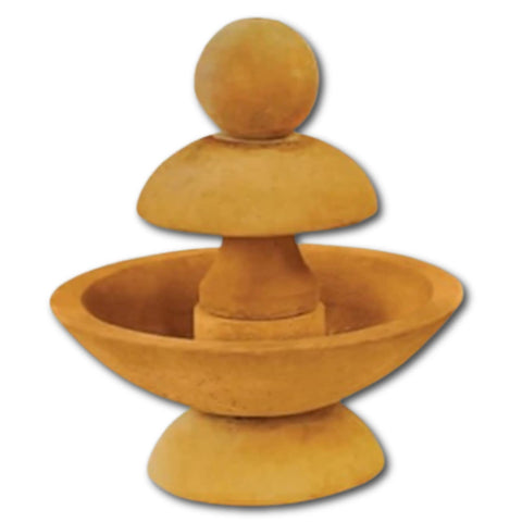 Piove Fountain With Plain White Background