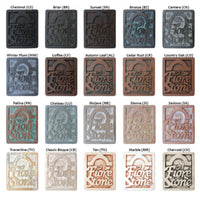 Thumbnail for Plinth Column Outdoor Water Fountain in Quatrefoil Basin Color Options