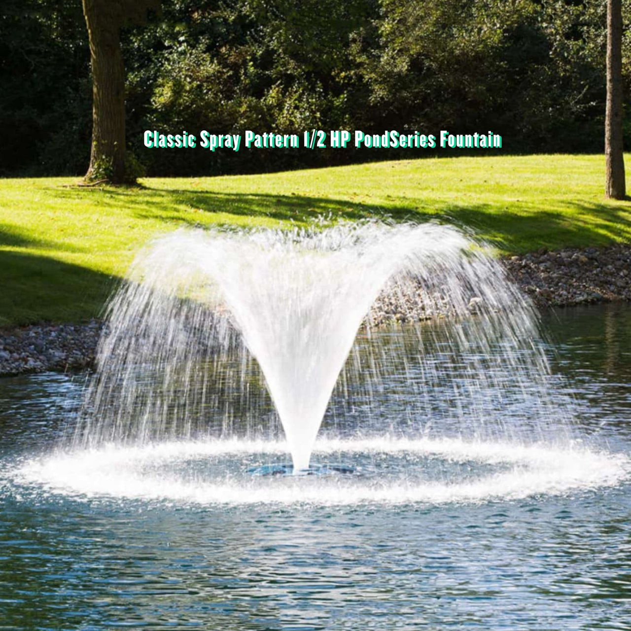 PondSeries Fountain Classic Spray Pattern Half HP