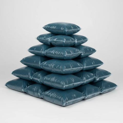 Pond Dye for Lakes And Ponds Multiple Pyramid Stack On Plain Background