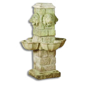 Ponte Bacoli Outdoor Water Fountain With Plain White Background