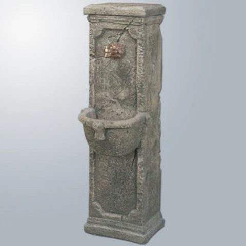 Ponte Latina Outdoor Water Fountain Designed For Spout Use With Colored Background