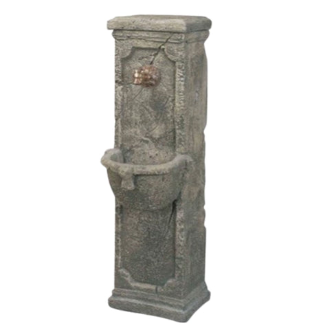 Ponte Latina Outdoor Water Fountain For Spout With Plain White Background