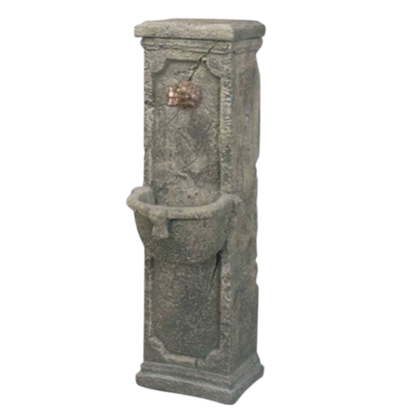Ponte Latina Outdoor Water Fountain For Spout With Plain White Background