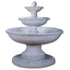 Thumbnail for Porta Marina Three Tiers Outdoor Water Fountain With Plain White Background