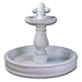 Prato Pond Outdoor Water Fountain With Plain White Background