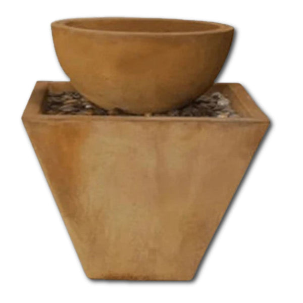 Prima Bowl Fountain With Plain White Background