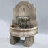 Thumbnail for Provincial Cast Stone Wall Outdoor Fountain With Pedestals With Colored Background