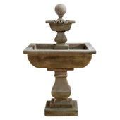 Quadratum Fountain With Plain White Background