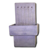 Quintus Wall Fountain Tall With Plain White Background