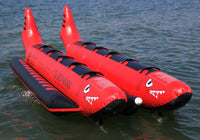 Thumbnail for Island Hopper Elite Class Red Shark 10 Person Banana Boat