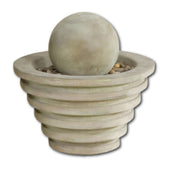 Ring Ball Fountain With Plain White Background