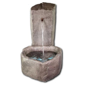 Rock Springs Fountain With Plain White Background