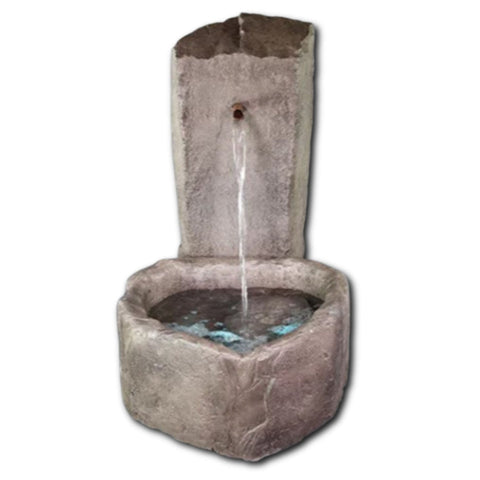 Rock Springs Fountain With Plain White Background