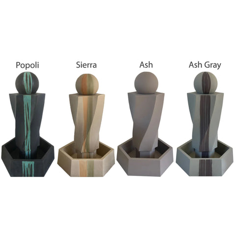Rocket Garden Water Fountain By Gist Color Variations