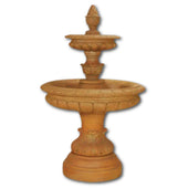 Rosea Two Tier Fountain With Plain White Background