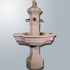 Thumbnail for Roubaix Concrete Outdoor Fountain For Spouts With Gray Gradient Background